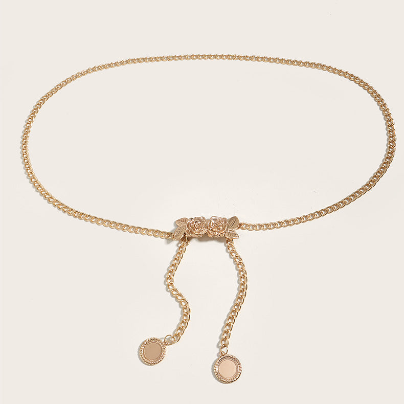 Rose Buckle Fashion Waist Chain