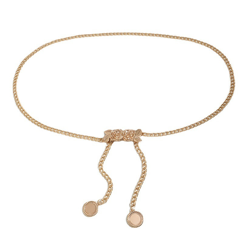 Rose Buckle Fashion Waist Chain